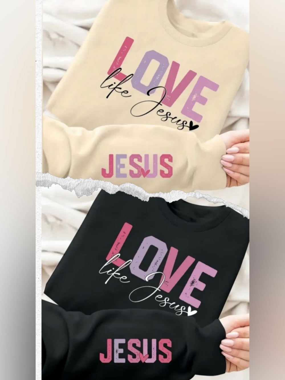 Love Like Jesus Sweatshirt Bundle